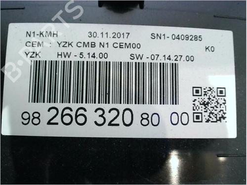 Quadrante PEUGEOT EXPERT Bus (V_) 1.6 BlueHDi 115 (115 hp) 15546344