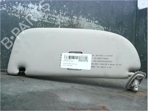 Used Right sun visor PEUGEOT 206 Hatchback (2A/C) 2.0 HDI 90 (90 hp) 15138250