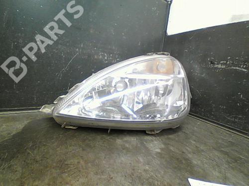 Used Left headlight MERCEDES-BENZ A-CLASS (W168) A 170 CDI (168.009, 168.109) (95 hp) 10768223