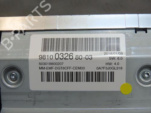 Used Display monitor PEUGEOT 3008 II SUV (MC_, MR_, MJ_, M4_) 1.5 BlueHDi 130 (131 hp) 28966774