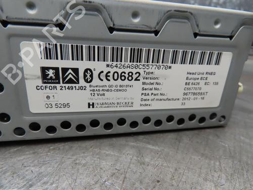 Bilradio PEUGEOT 3008 I MPV (0U_)  | BP17551858E6 