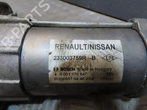 Startmotor RENAULT MEGANE IV Grandtour (K9A/M/N_) 1.5 Blue dCi 115 (K9A6) (116 hp) 29759689