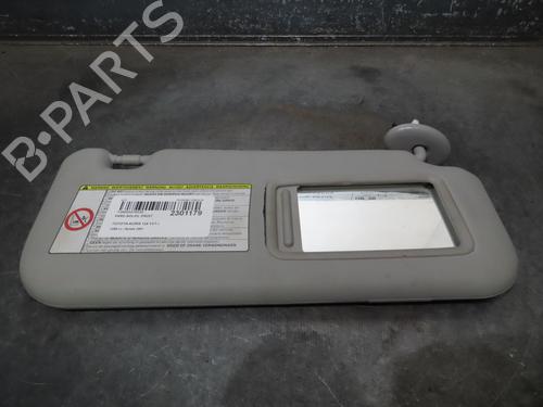 Højre solskærm TOYOTA AURIS (_E15_) 1.6 (ZRE151_, ZRE151R) (124 hp) 15958858