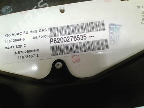 Used Instrument cluster RENAULT CLIO II (BB_, CB_) 1.5 dCi (B/CB08) (82 hp) 10762651