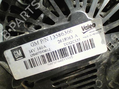 alternator-opel-astra-j-p10-16-cdti-68-13512744-2009-2010-2011-2012-2013-2014-2015-2016-10758985 main image