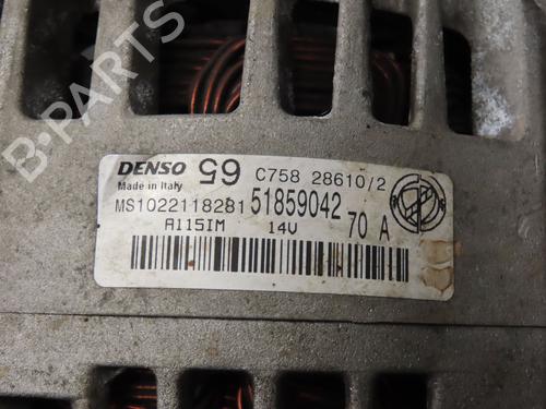 Used Alternator FIAT PANDA (169_) 1.2 (169AXF2A, 169AXF1A) (69 hp) 17802192