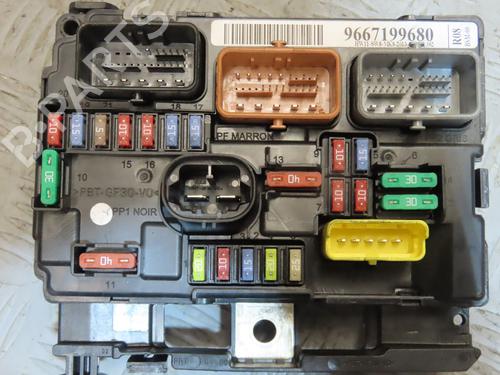 Fuse box CITROËN C3 II (SC_) 1.4 HDi 70 (SC8HZC, SC8HR0, SC8HP4) | BP26898488E1 