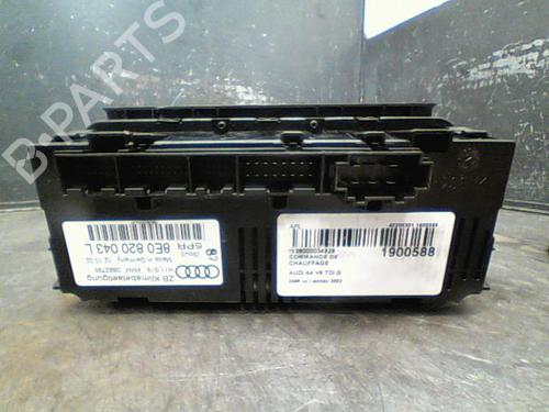 Used Climate control AUDI A4 B6 Avant (8E5) 2.5 TDI quattro (180 hp) 10762159