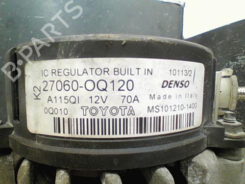 Used Alternator TOYOTA AYGO (_B1_) 1.0 (KGB10_, KGB10R) (68 hp) 10759124