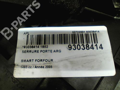 Used Rear left lock SMART FORFOUR (454) 1.5 CDI (454.001) (95 hp) 11213277