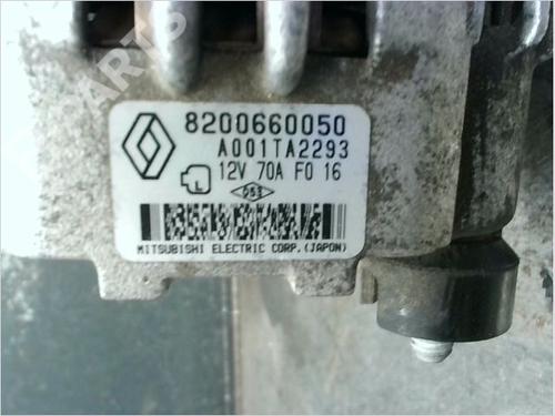 Alternator RENAULT CLIO II (BB_, CB_) 1.2 LPG | BP11125966M7 