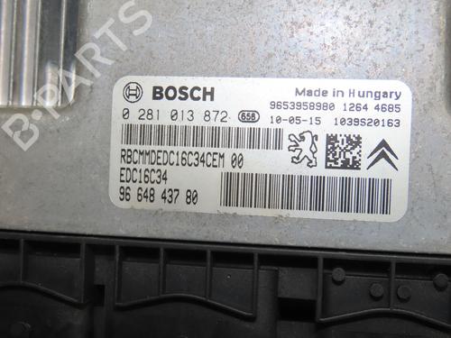 Engine control unit (ECU) CITROËN BERLINGO MULTISPACE (B9) 1.6 HDi 90 | BP40110369M57 - Image 2