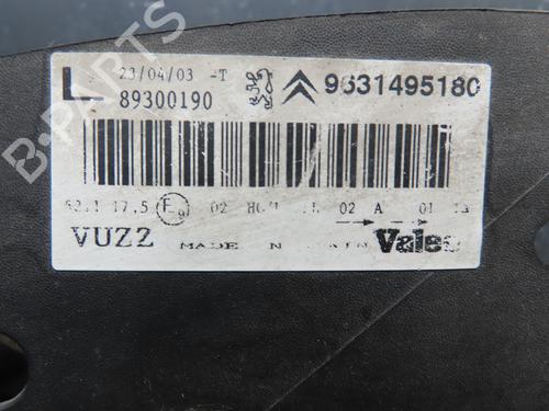 Left headlight CITROËN XSARA PICASSO (N68) 2.0 HDi | BP17134332C28 