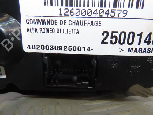 Used Climate control ALFA ROMEO GIULIETTA (940_) 1.6 JTDM (940FXD1A) (105 hp) 28572969