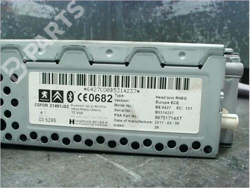 Radio CITROËN C4 Picasso I MPV (UD_) 1.6 HDi 110 | BP11944422E6 