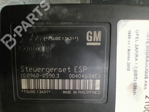 ABS Bremseaggregat OPEL ZAFIRA / ZAFIRA FAMILY B (A05) 1.7 CDTI (M75) (125 hp) 10760907