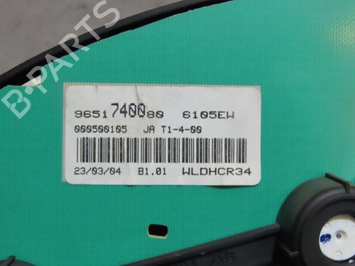 Used Instrument cluster PEUGEOT 206 Hatchback (2A/C) [1998-2012]  24214233