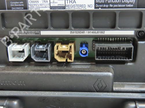 Multifunctionele display RENAULT KANGOO Express (FW0/1_) 1.5 dCi 110 (FW06, FW12) (110 hp) 26443056