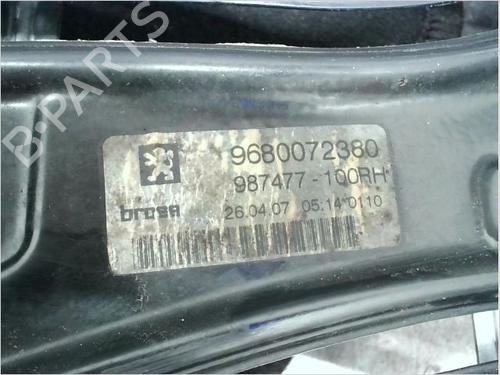 Rear right window mechanism PEUGEOT 207 CC (WD_) 1.6 16V | BP23115607C25 