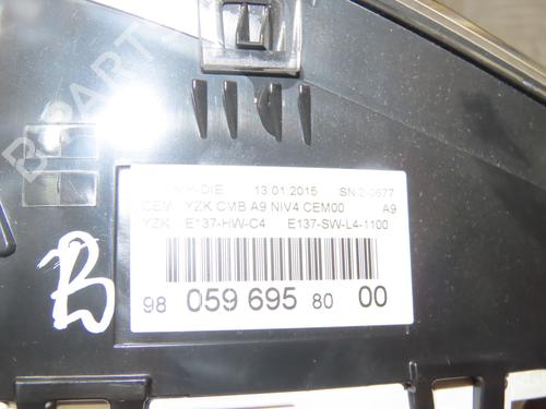 Instrument cluster PEUGEOT 2008 I (CU_) 1.6 HDi | BP24944799C47 