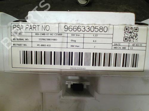 instrument-cluster-citroen-c5-iii-rd_-20-hdi-140-rdrhf8-rdrhfa-rdrha8-rdrhaj-9809867480-2008-2009-2010-2011-2012-2013-2014-2015-2016-2017-10762661 main image