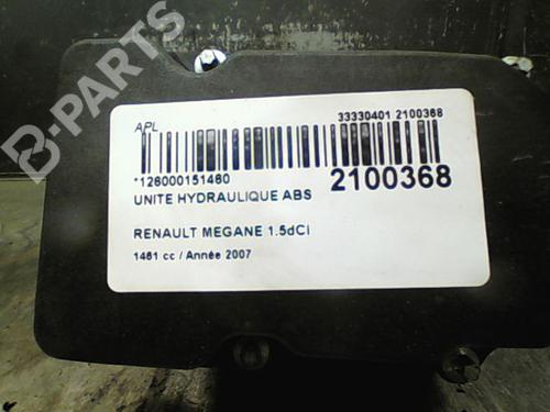 ABS pump RENAULT MEGANE II (BM0/1_, CM0/1_) 1.5 dCi (BM1F, CM1F) | BP10760892M43 