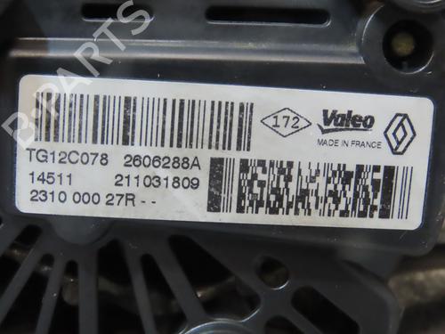 Used Alternator Alternator RENAULT MEGANE III Hatchback (BZ0/1_, B3_) 1.5 dCi (BZ09, BZ0D, BZ1W, BZ29, BZ14) (110 hp) 32076050 32076050
