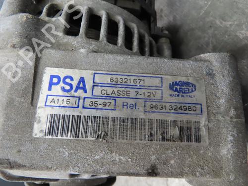 Used Alternator PEUGEOT 306 Hatchback (7A, 7C, N3, N5) 1.4 (75 hp) 23111981