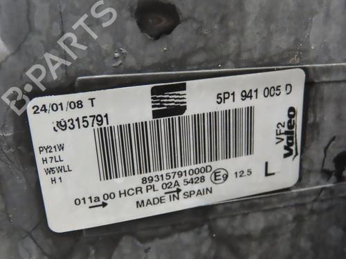 Used Left headlight SEAT LEON (1P1) 1.9 TDI (105 hp) 17193472