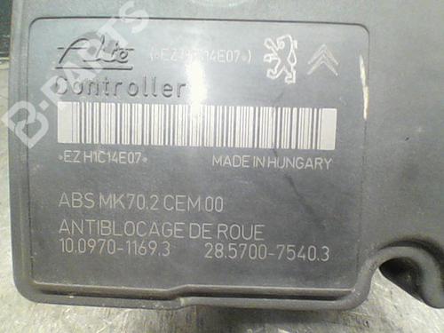 ABS pump CITROËN C3 II (SC_) 1.4 HDi 70 (SC8HZC, SC8HR0, SC8HP4) | BP10760843M43 