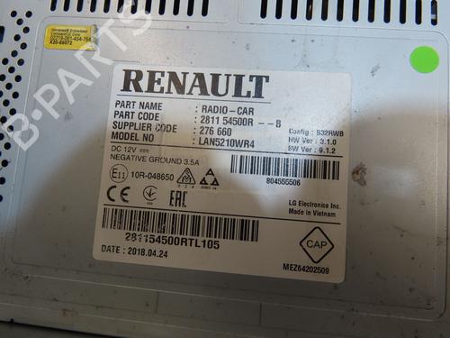 Radio RENAULT CLIO IV (BH_) 1.5 dCi 75 | BP27811975E6 