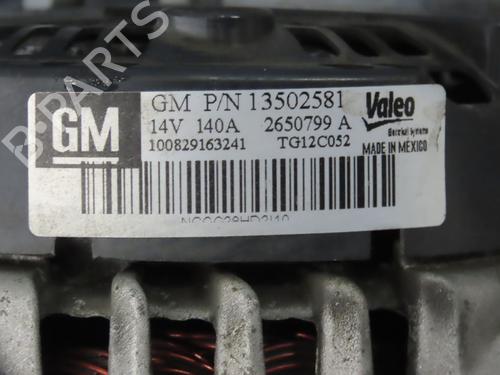 Used Alternator OPEL ASTRA J (P10) 2.0 CDTI (68) (160 hp) 23112006