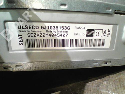 Radio SEAT IBIZA IV (6J5, 6P1) 1.4 | BP10762730E6 