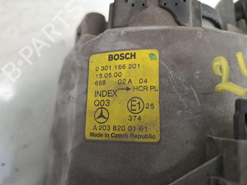 Left headlight MERCEDES-BENZ C-CLASS (W203) C 200 Kompressor (203.045) | BP18537213C28 