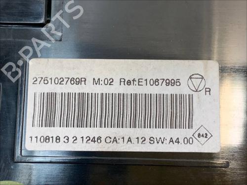 Climate control RENAULT GRAND SCÉNIC III (JZ0/1_)  | BP24893263I5 