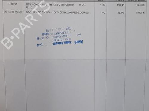 ABS pump HONDA FR-V (BE) 2.2 i CTDi (BE5) | BP11005822M43 