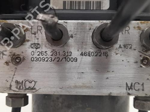 Used ABS pump FIAT PANDA (169_) 1.2 (169.AXB11, 169.AXB1A) (60 hp) 13326588