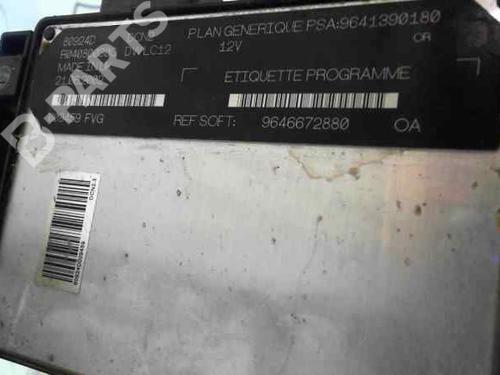 Engine control unit (ECU) PEUGEOT 206 Hatchback (2A/C) 1.9 D | BP11001735M57 