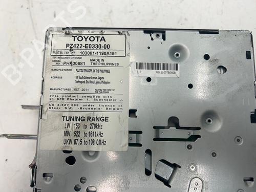 Radio TOYOTA AURIS (_E15_)  | BP20937228E6 