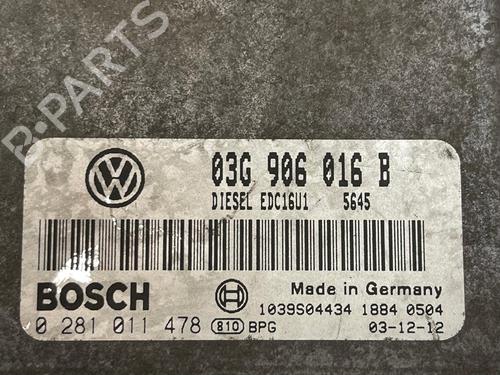 Engine control unit (ECU) VW GOLF V (1K1)  | BP19107406M57 