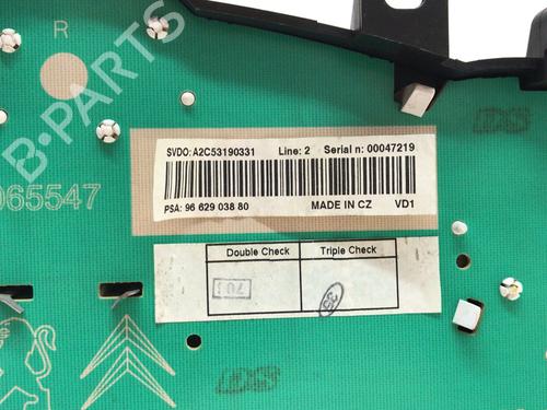 Instrument cluster PEUGEOT 207 (WA_, WC_)  | BP13044829C47 