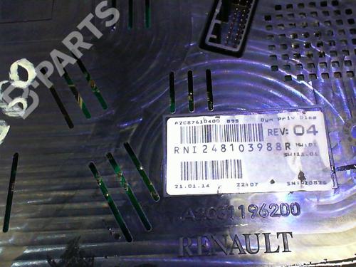Instrument cluster RENAULT MEGANE III Hatchback (BZ0/1_, B3_) 1.5 dCi (BZ09, BZ0D, BZ1W, BZ29, BZ14) | BP11001041C47 