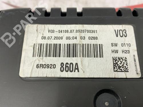 Instrument cluster VW POLO V (6R1, 6C1) 1.4 (6R1) | BP11005487C47 