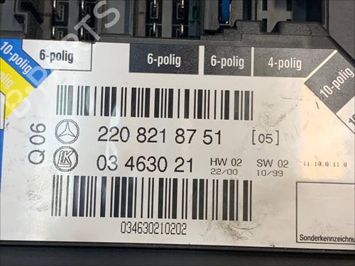 Electronic module MERCEDES-BENZ S-CLASS (W220) S 320 (220.065, 220.165) | BP23441385M83 