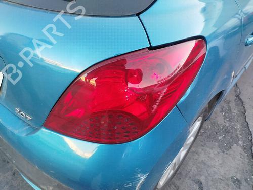 Used Right taillight PEUGEOT 207 (WA_, WC_) 1.6 HDi (90 hp) 29585783