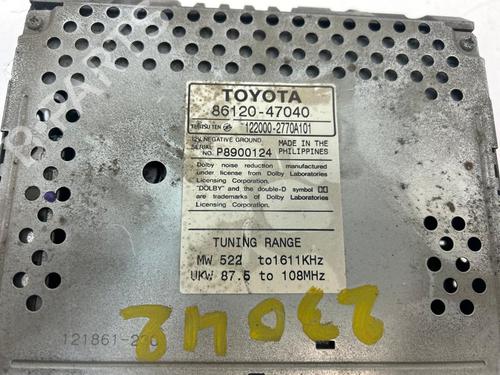 Radio TOYOTA PRIUS Saloon (_W1_) 1.5 Hybrid (NHW1_) | BP27301011E6 