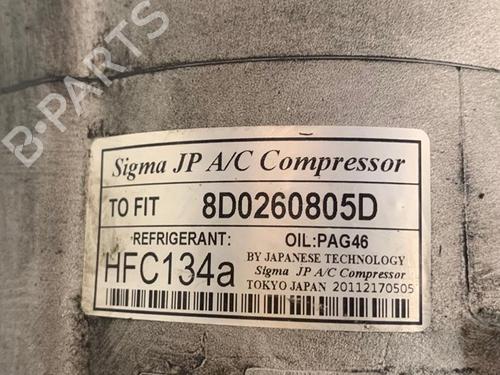 Used AC compressor AUDI A4 B5 (8D2) 1.8 (125 hp) 15512579