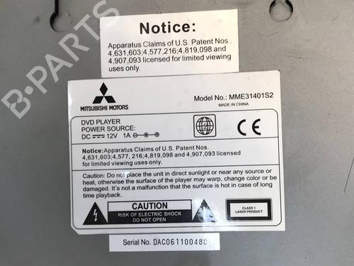 Radio MITSUBISHI GRANDIS (NA_W) 2.0 DI-D (NA8W) | BP27458075E6 