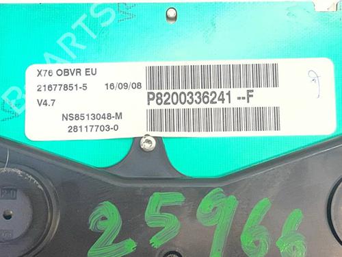 Instrument cluster RENAULT KANGOO Express (FW0/1_)  | BP28186070C47 
