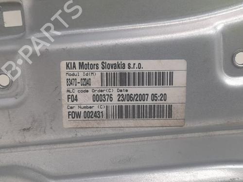 Rear left window mechanism KIA SPORTAGE II (JE_, KM_)  | BP12434242C24 